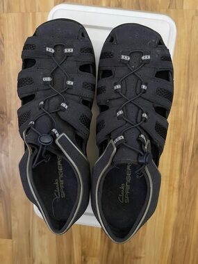 Women’s Navy sketchers Sandal (NWOT)